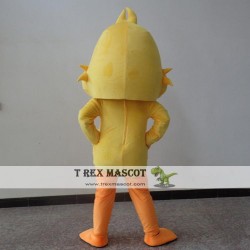 Cartoon Stuffed Animal Little Yellow Chicken Mascot Costume