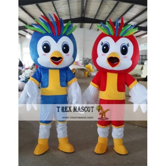 Cartoon Animal Magpie Little Bird Mascot Costume