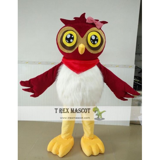 Cartoon Animal Owl Mascot Costume