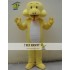 Cartoon Animal Yellow Snake Mascot Costume