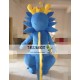 Cartoon Pass Little Blue Dragon Mascot Costume