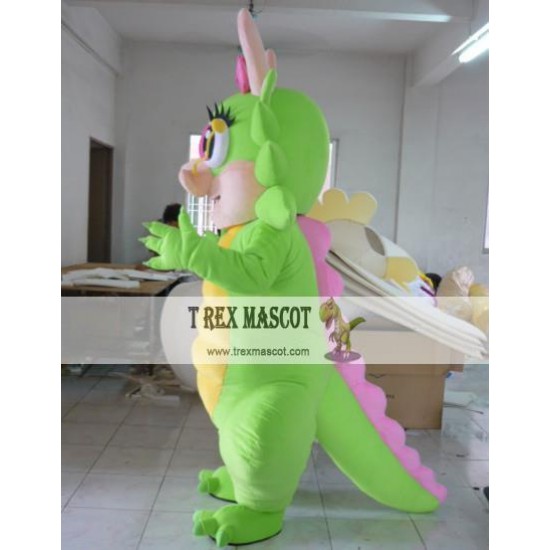 Cartoon Little Dinosaur Dragon Mascot Costume