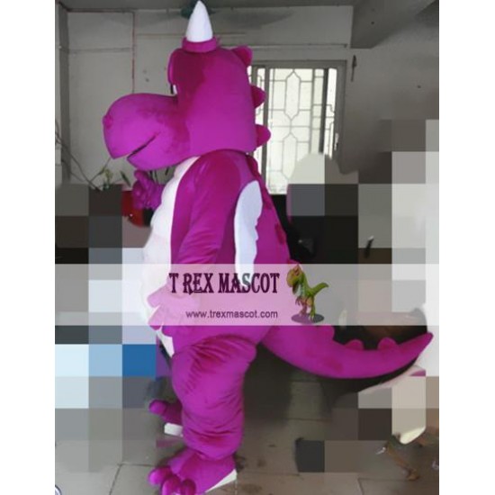 Cartoon Cosplay Plush Purple Pterosaur Dinosaur Mascot Costume