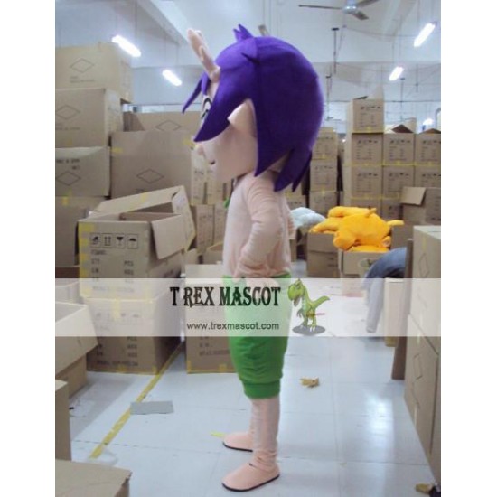 Cartoon Little Dragon Mascot Costume