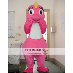 Little Cosplay Cartoon Animal Pink Little Dinosaur Mascot Costume