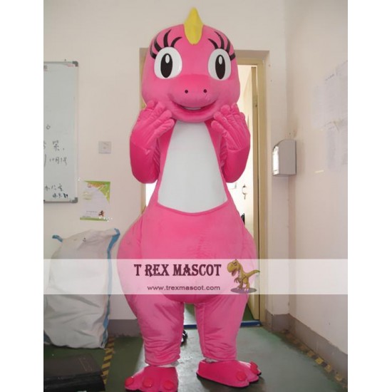 Little Cosplay Cartoon Animal Pink Little Dinosaur Mascot Costume