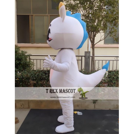 Cosplay Cartoon Little White Dragon Mascot Costume