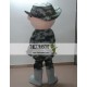 Cartoon Soldier Warrior Scout Mascot Costume