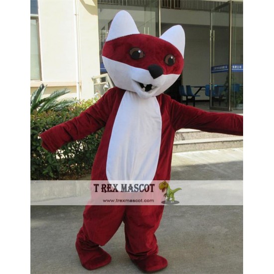 Animal Cartoon Red Fox Mascot Costume