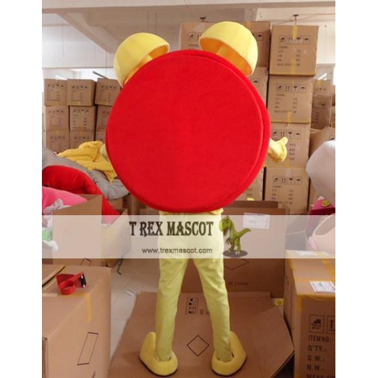 Cosplay Cartoon Alarm Clock Mascot Costume