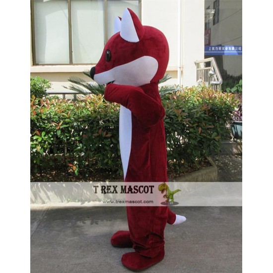 Animal Cartoon Red Fox Mascot Costume