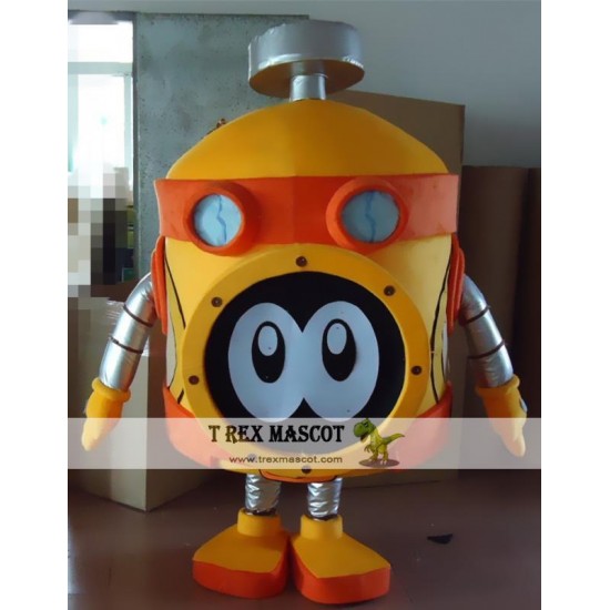 Cartoon Plush Cosplay Robot Mascot Costume