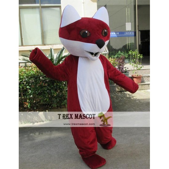 Animal Cartoon Red Fox Mascot Costume