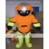 Cartoon Plush Space Alien Robot Mascot Costume