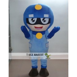 Cosplay Cartoon Plush Superman Mascot Costume