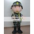 Military Cartoon Leader Mascot Costume