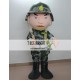 Military Cartoon Leader Mascot Costume