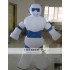 Cartoon White Robot Mascot Costume