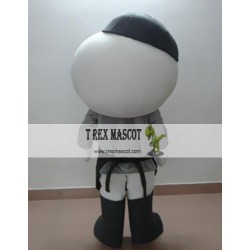 Cartoon Cosplay Big Eye Alien Mascot Costume