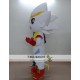 Cartoon Plush White Superman Mascot Costume