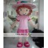 Cartoon Strawberry Girl Mascot Costume