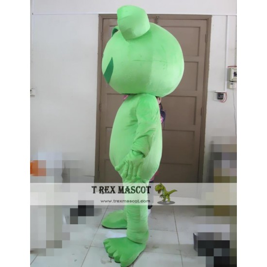 Cartoon Animal Green Frog Mascot Costume