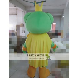 Cartoon Animal Frog Prince Mascot Costume