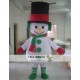 Cartoon Cosplay High Hat Snowman Mascot Costume