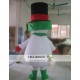 Cartoon Cosplay High Hat Snowman Mascot Costume