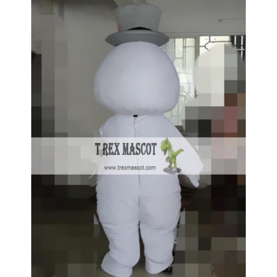 Cartoon Cosplay Snowman Mascot Costume