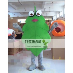 Cartoon Green Leaves Mascot Costume