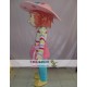 Cartoon Fruit Cosplay Strawberry Girl Mascot Costume