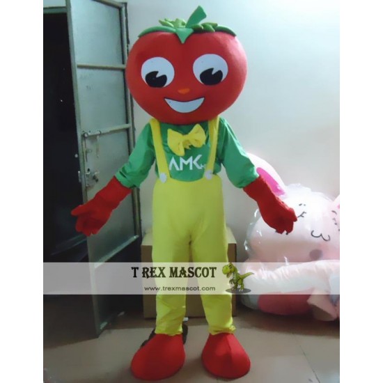 Fruit Cartoon Tomato Mascot Costume