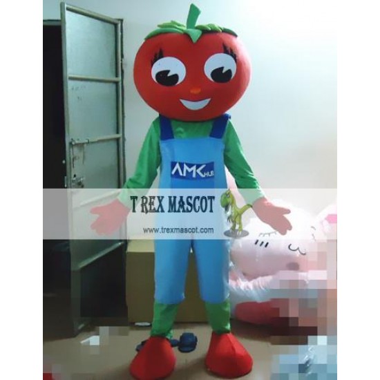 Fruit Cartoon Tomato Mascot Costume