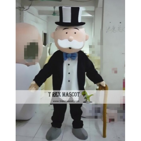 Cartoon Cosplay Grandfather Mascot Costume