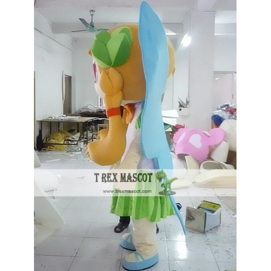 Cartoon Angel Girl Mascot Costume