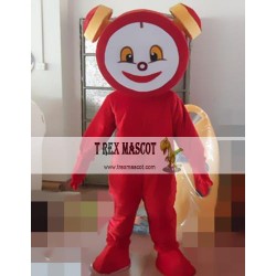 Cosplay Cartoon Alarm Clock Man Mascot Costume