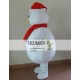 Christmas Cartoon Snowman Mascot Costume