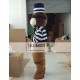 Animal Cartoon High Hat Squirrel Mascot Costume