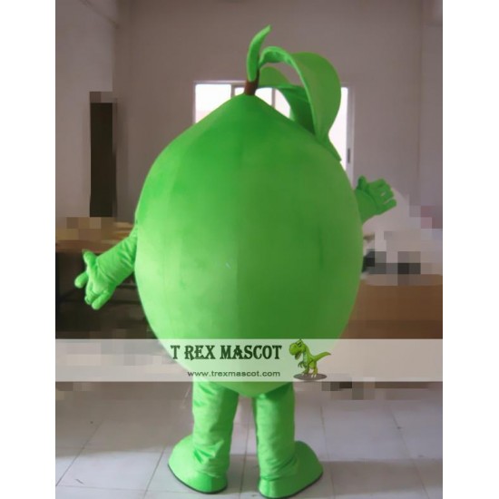 Cartoon Animal Green Lemon Mascot Costume