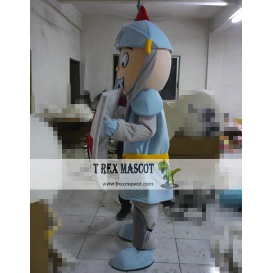 Cosplay Cartoon Shield Warrior Mascot Costume