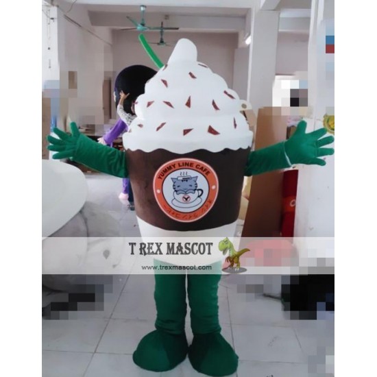 Cartoon Cone Ice Cream Mascot Costume