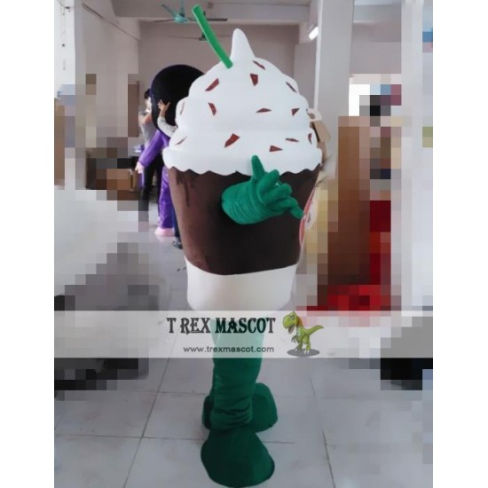 Cartoon Cone Ice Cream Mascot Costume