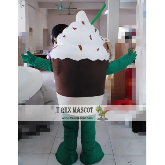 Cartoon Cone Ice Cream Mascot Costume