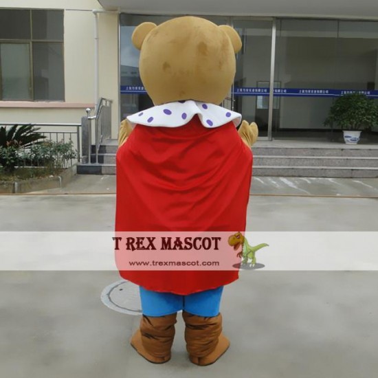 Cartoon Cosplay Bear Prince Mascot Costume