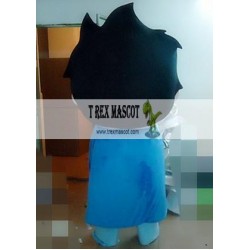 Cartoon Cloak Boy Mascot Costume