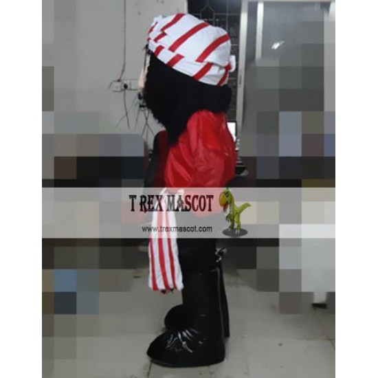 Cosplay One-Eyed Pirate Mascot Costume