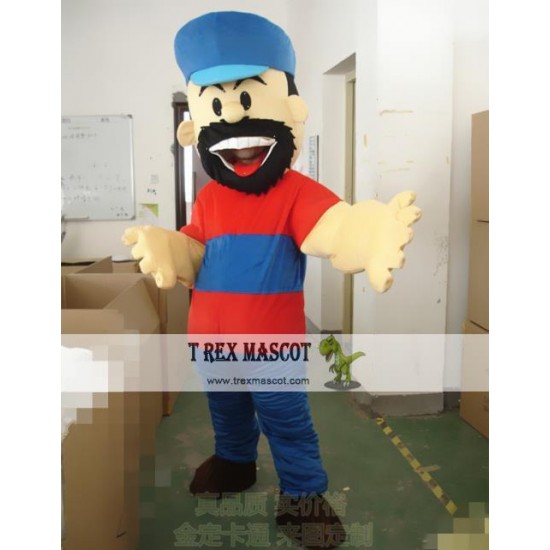 Cosplay Popeye Mascot Costume