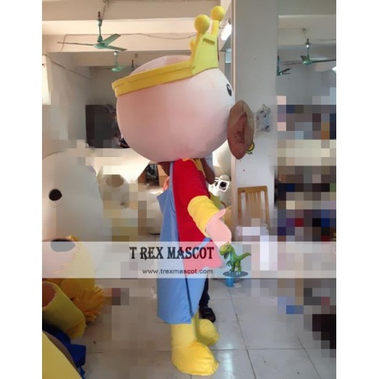 Cartoon Cosplay King Mascot Costume