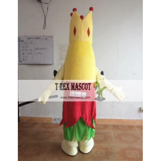 Cartoon Cosplay Fruit Banana King Mascot Costume